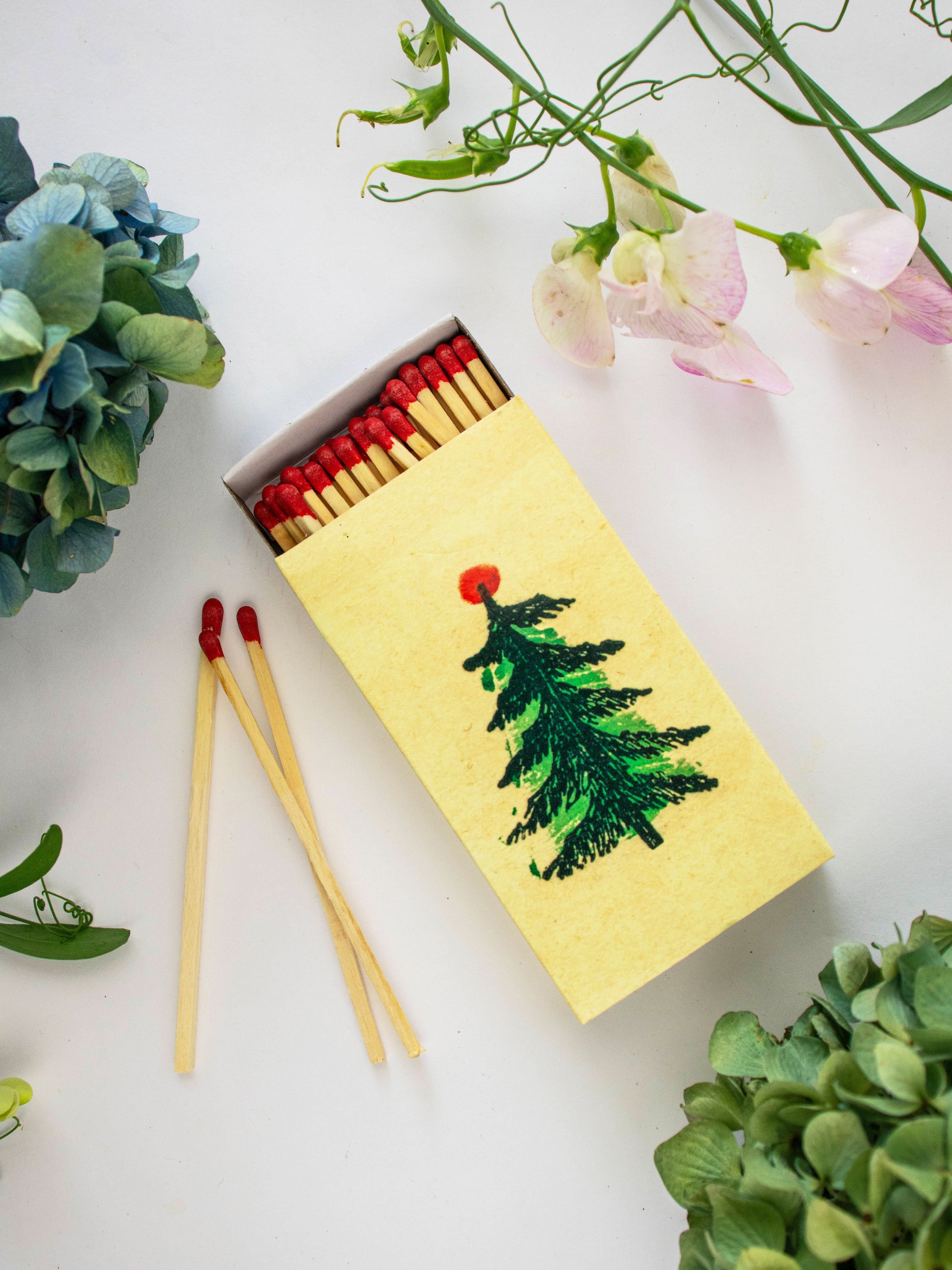 Ash &amp; Rose matches Two Trees Opulent Designer Matchbox