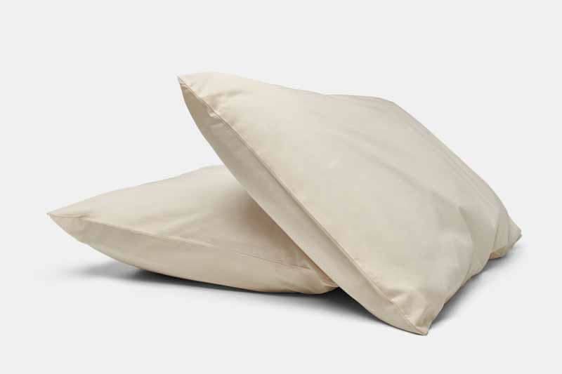 American Blossom Linens Pillows &amp; Pillowcases Standard / Natural Natural Cotton Bed Pillowcases