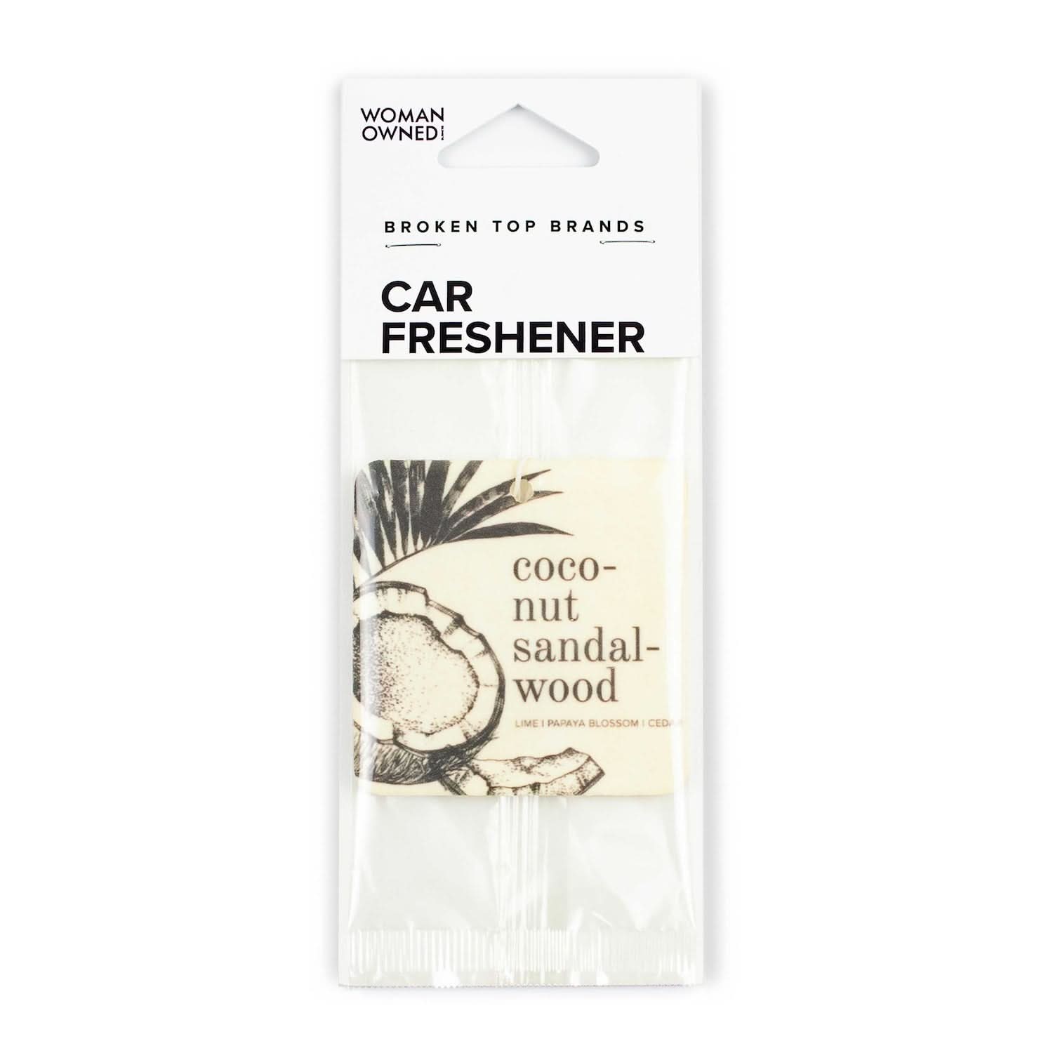 Coconut Sandalwood Car Freshener - My American Goods