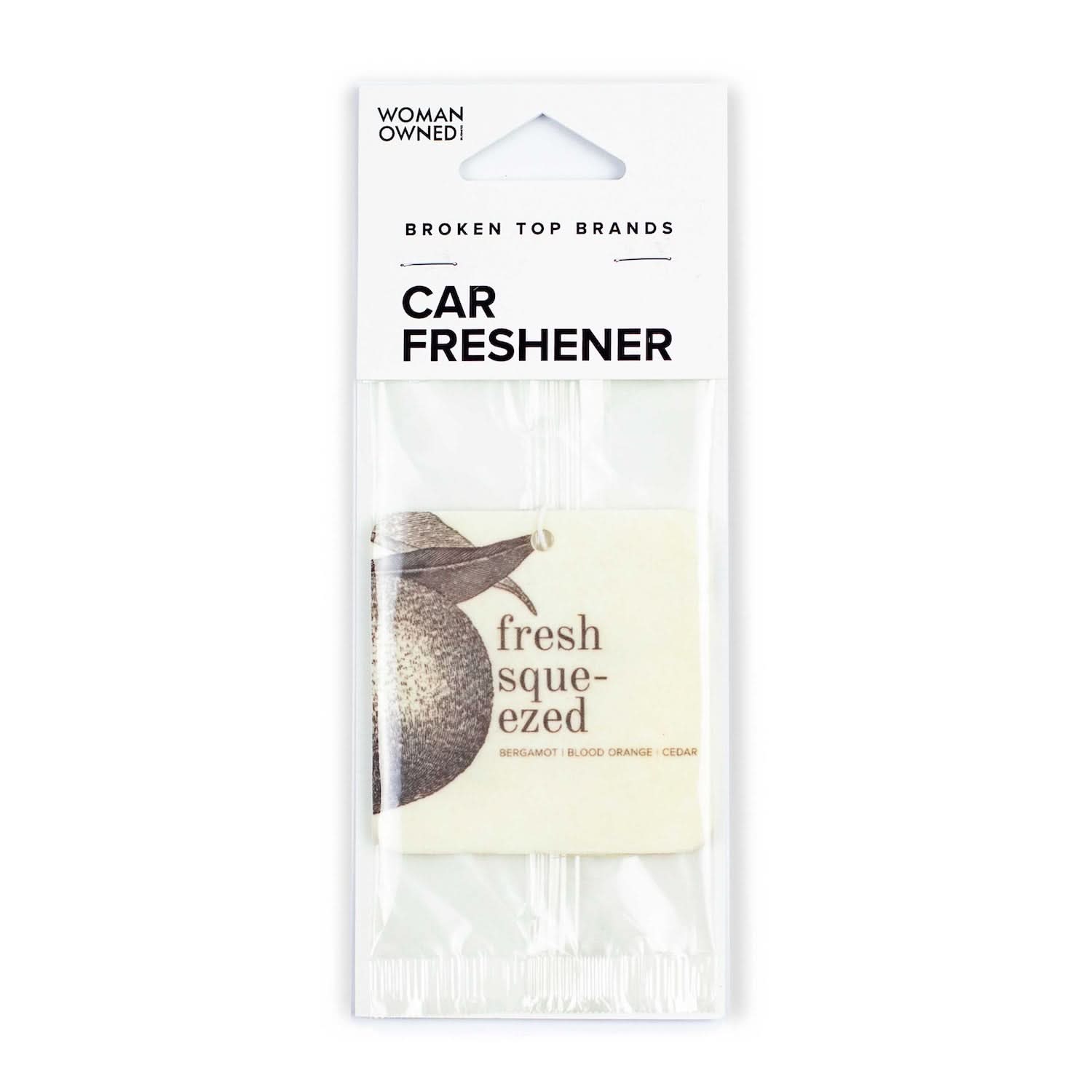 Broken Top Brands Car Freshener Fresh Squeezed Car Freshener
