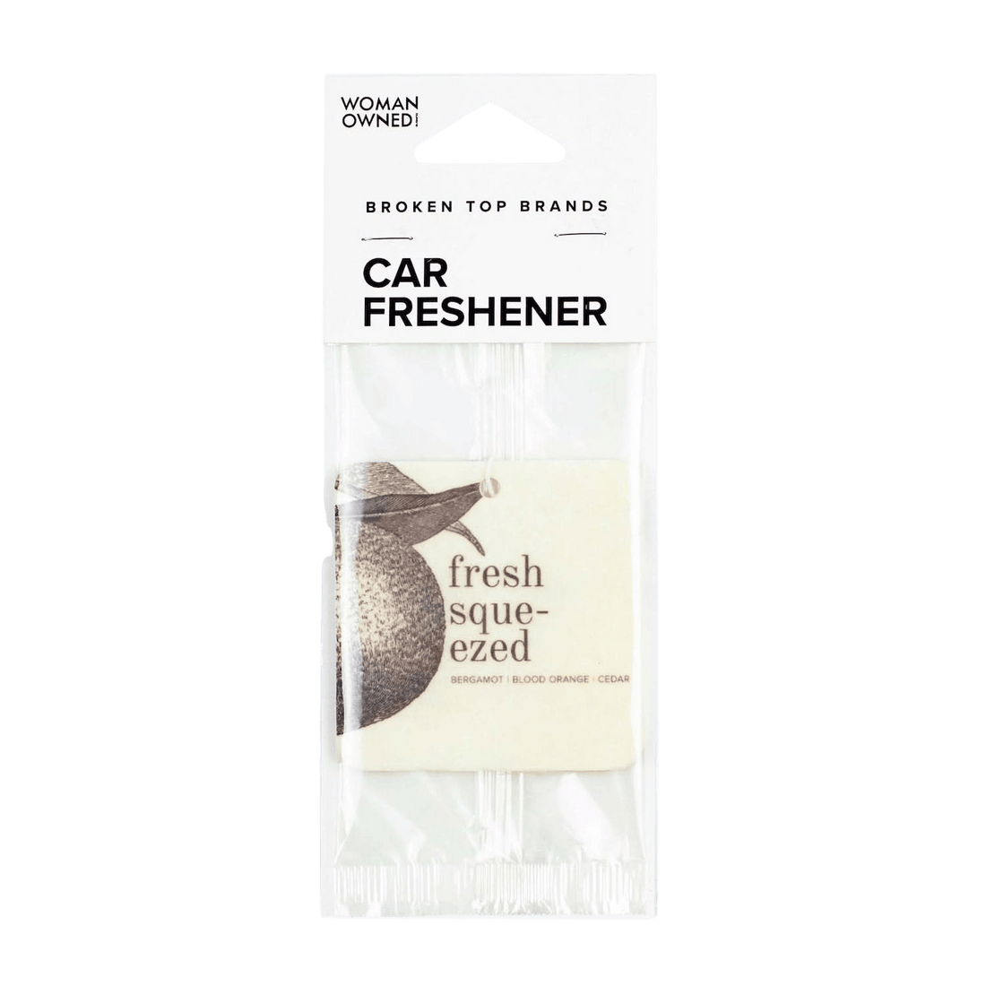 Broken Top Brands Car Freshener Fresh Squeezed Car Freshener