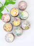 Ash & Rose candle Unlabeled 4 oz Botanical Soy Wax Candles - Party Favors