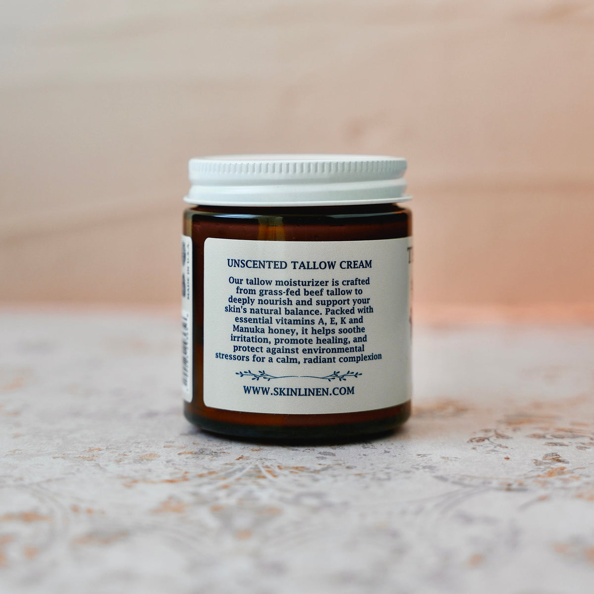 Unscented + Manuka Honey Grass-Fed Tallow Cream