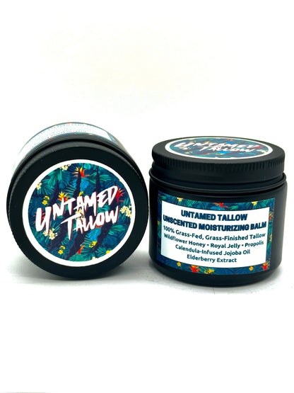 Untamed Tallow Unscented Skin Moisturizing Balm - 2oz