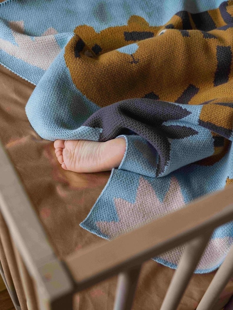 Biquette Baby Blanket Surprised Tiger Baby Blanket