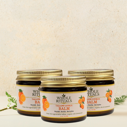 Citrus Tallow Balm – Natural Moisturizing Skin Balm