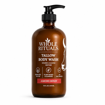 Almond Honey Tallow Body Wash – 16 oz