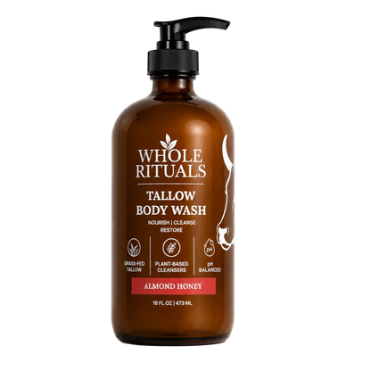 Almond Honey Tallow Body Wash – 16 oz