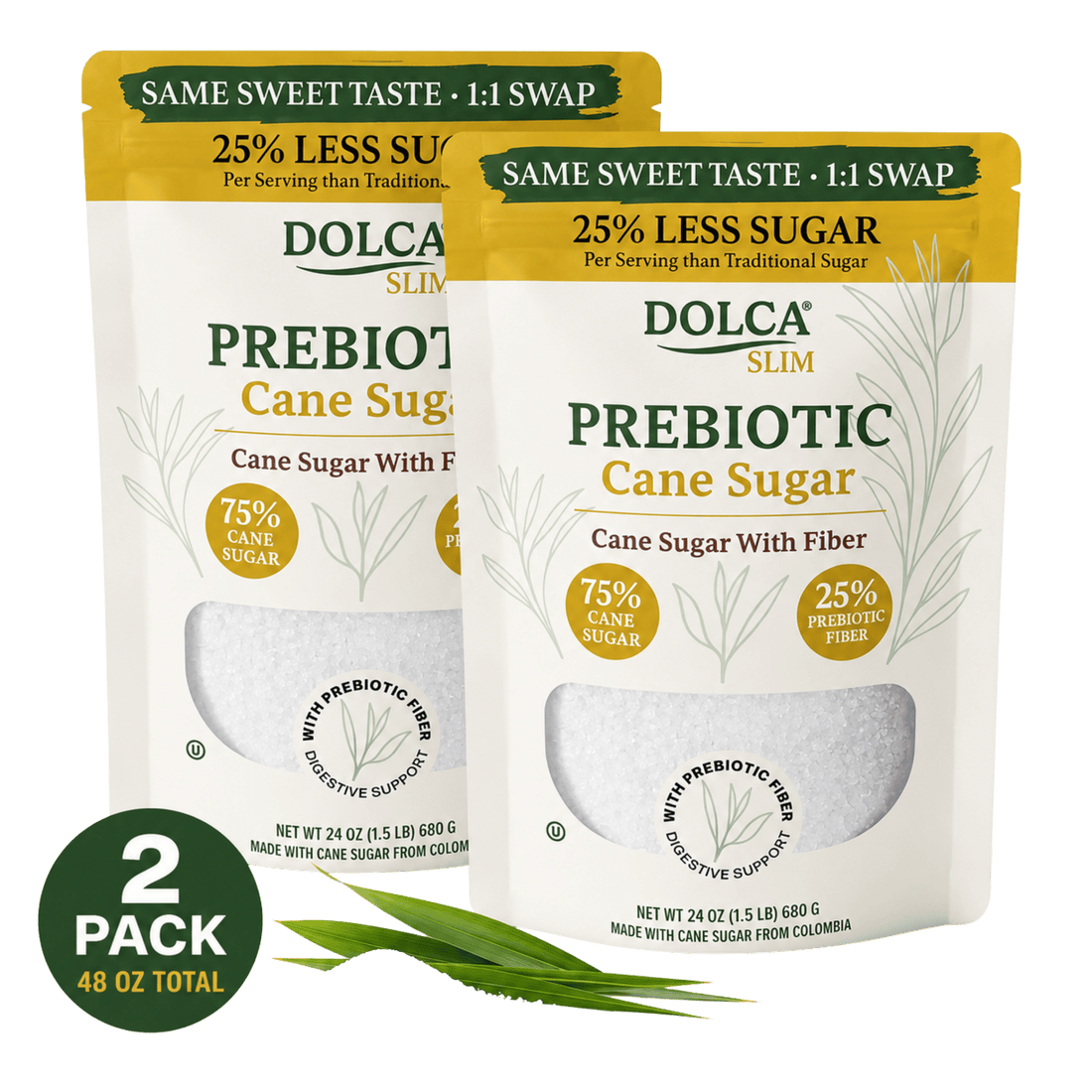 Dolca Sugar Sugar Dolca Slim - pack of 2 Dolca Slim - 2 Pack