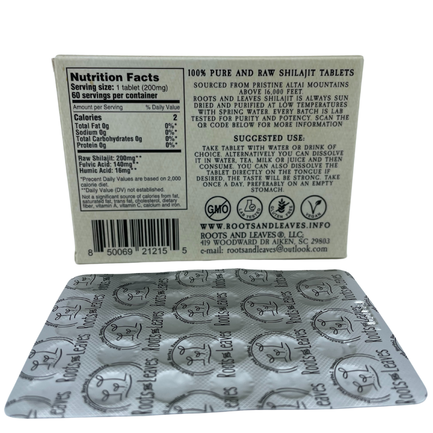 Pure Shilajit Tablets 60ct. - 60 doses