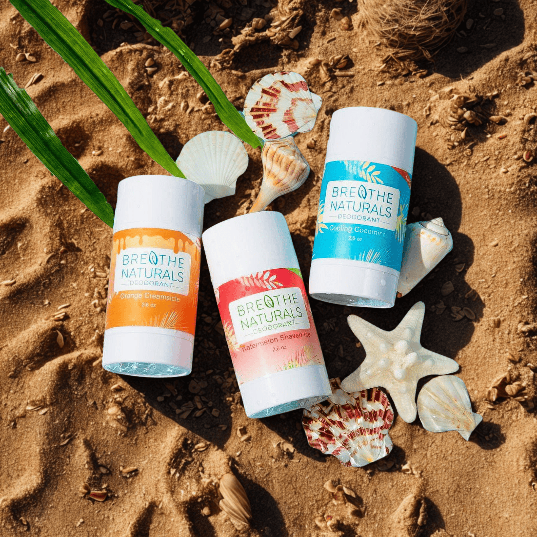 Breathe Naturals Deodorant The Summer Pit Pack