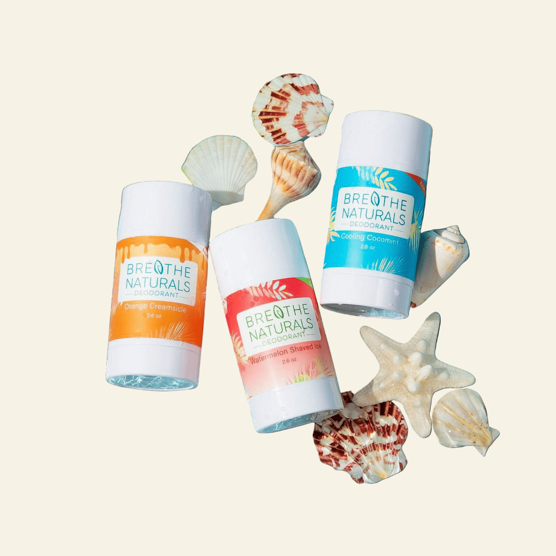 Breathe Naturals Deodorant The Summer Pit Pack
