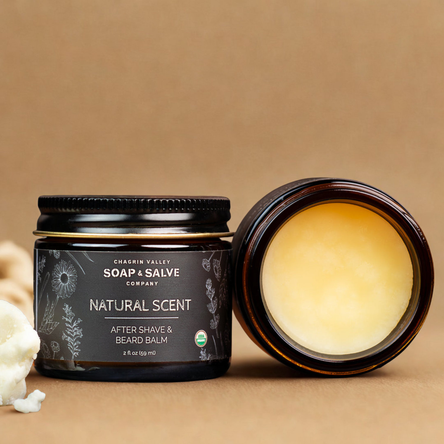 After Shave &amp; Beard Balm: Natural Scent - My American Goods