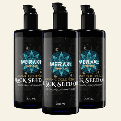 High Potency Cold-Pressed Organic Black Seed Oil with 3% Thymoquinone