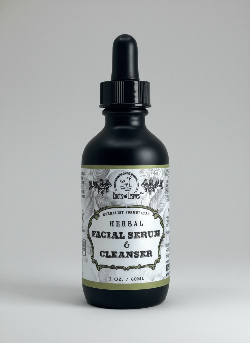 Herbal Facial Serum &amp; Cleanser
