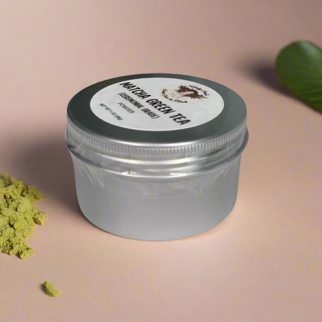 Té verde matcha en polvo de Witchy Pooh: grado ceremonial, alta calidad, con cafeína