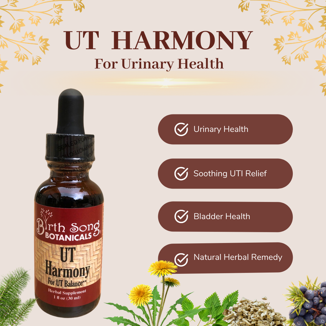 UT Harmony Herbal Tincture, Liquid Supplement for Women, Supports Urinary Tract and Bladder Health*, Supports healthy PH &amp; Urinary Strength* 1 oz. - My American Goods