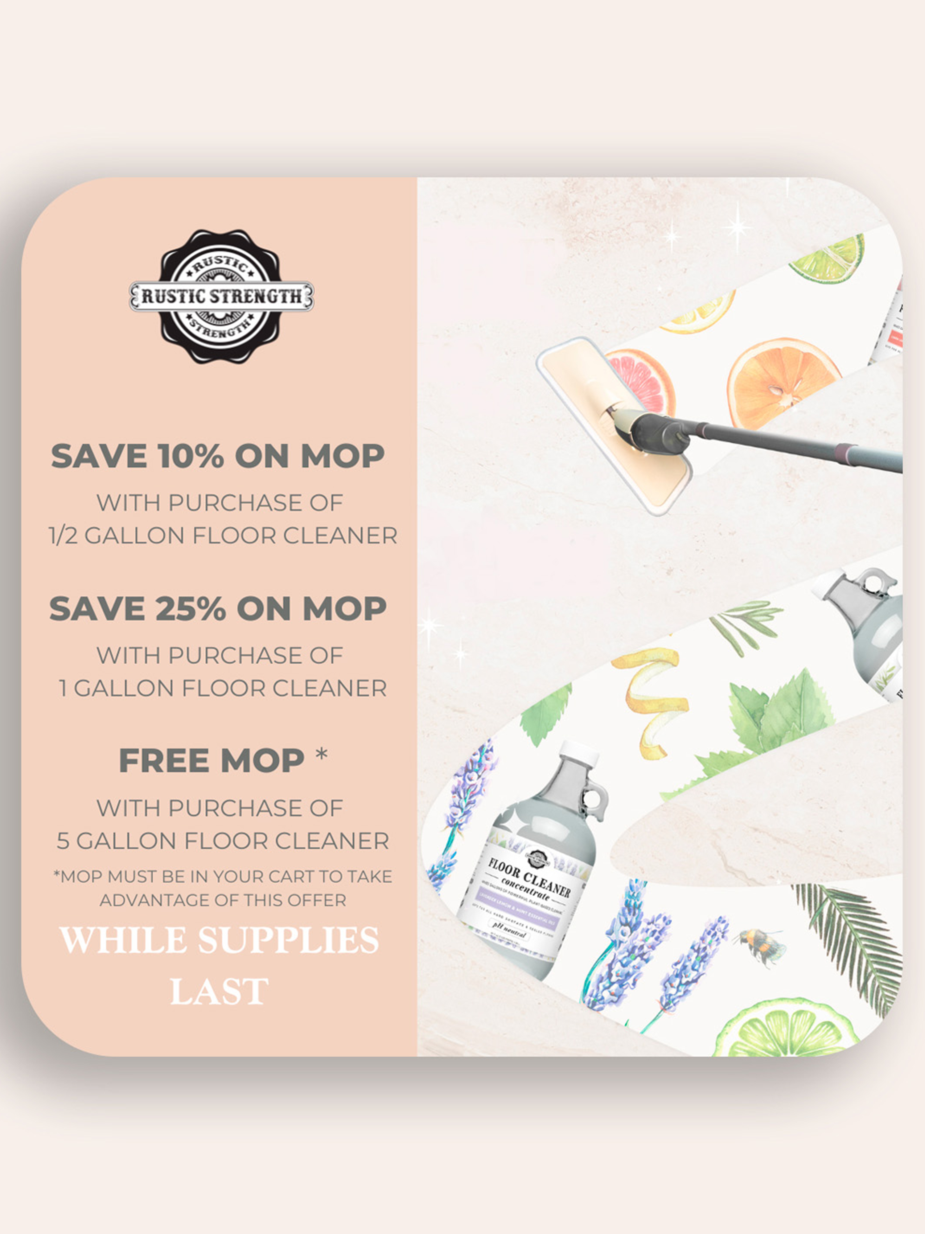 Floor Cleaner Concentrate | Sunburst Citrus
