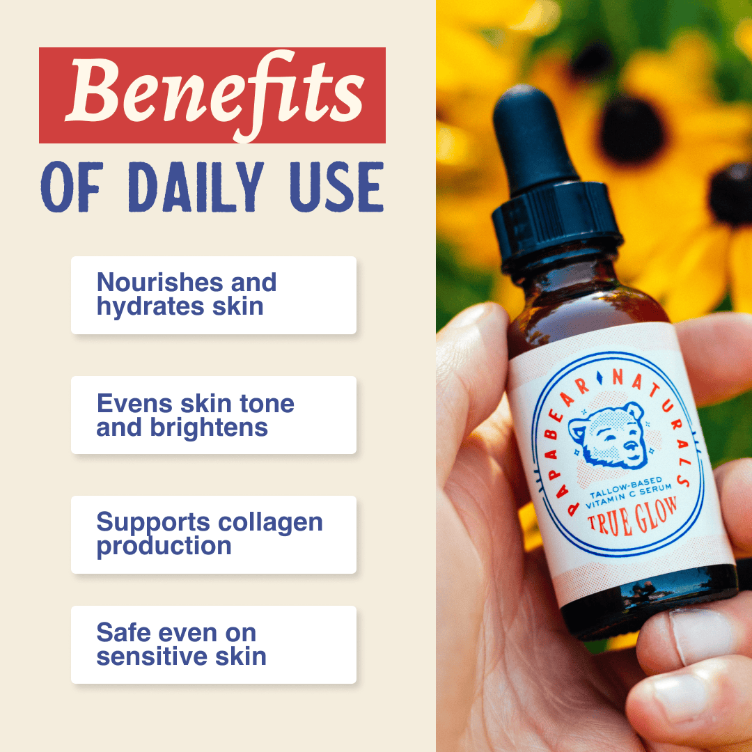 PapaBear Naturals Papabear True Glow Vitamin C Serum - 1 oz