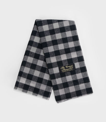 Flannel Scarf - Gray Buffalo