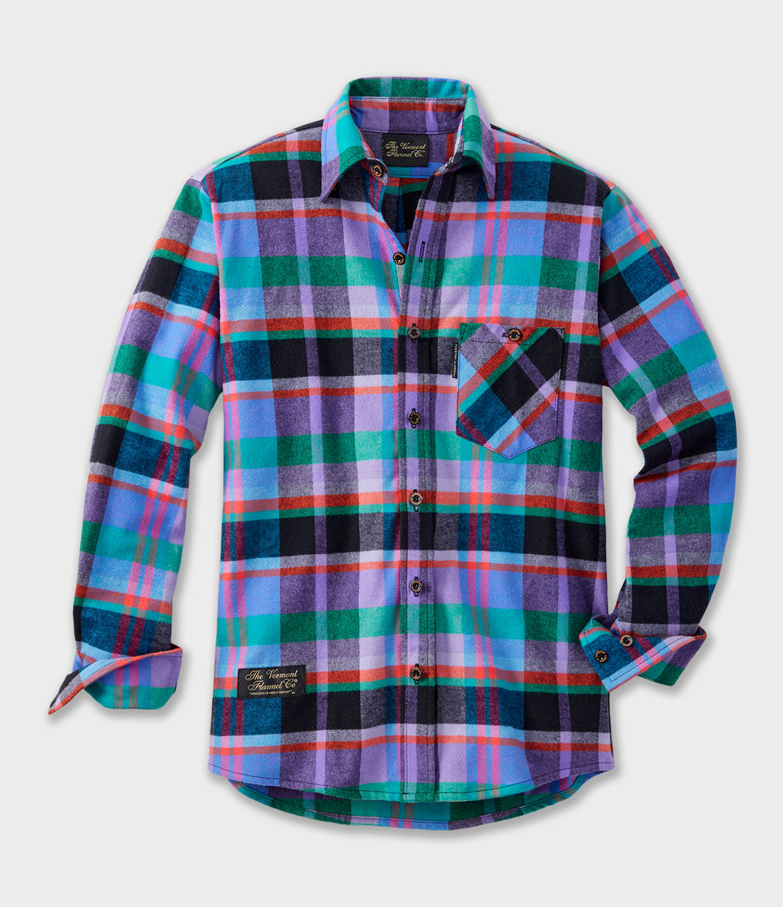 Fitted Flannel Shirt - Garden Island