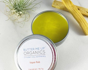 Organic Vapor Rub Balm
