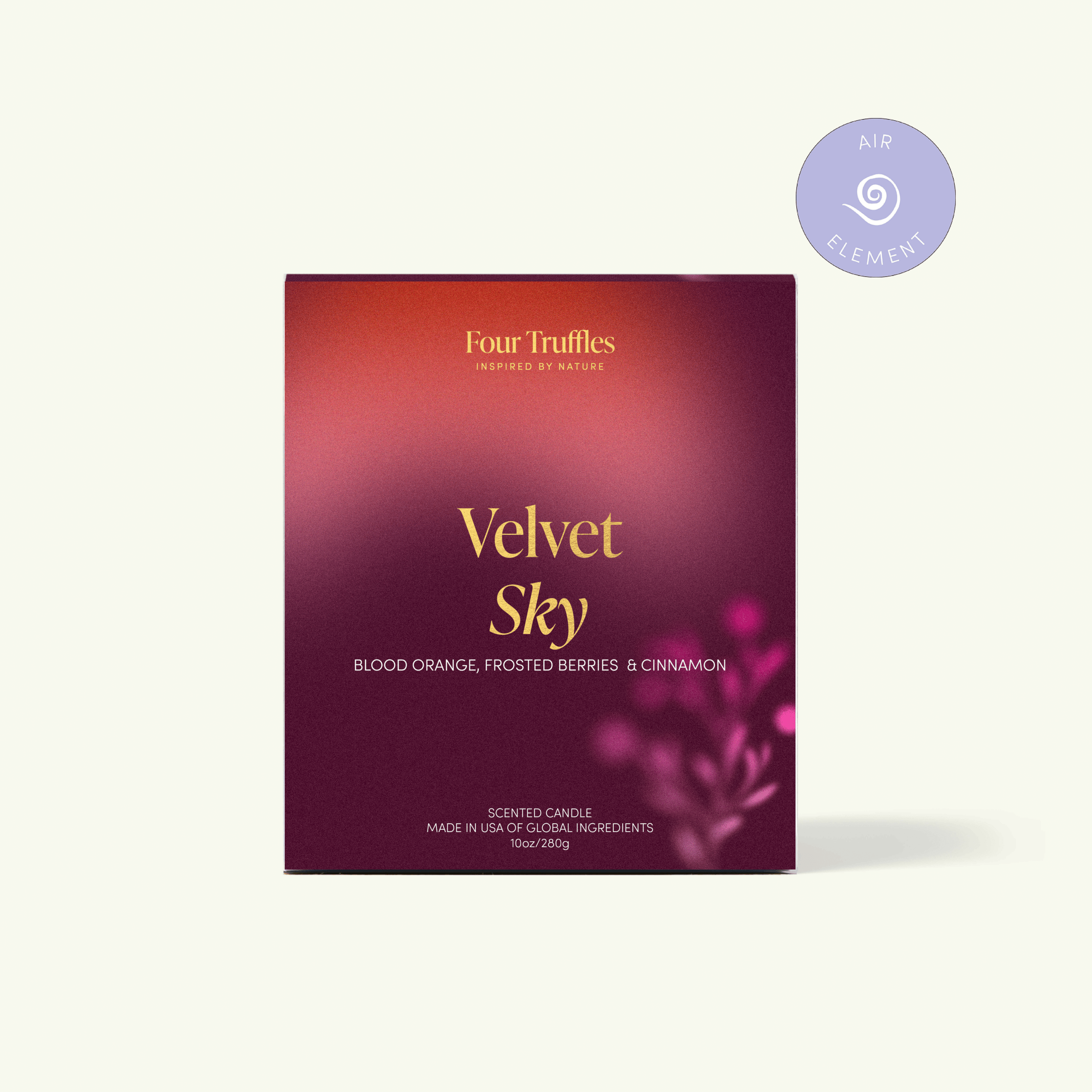 Four Truffles Candle Velvet Sky Candle
