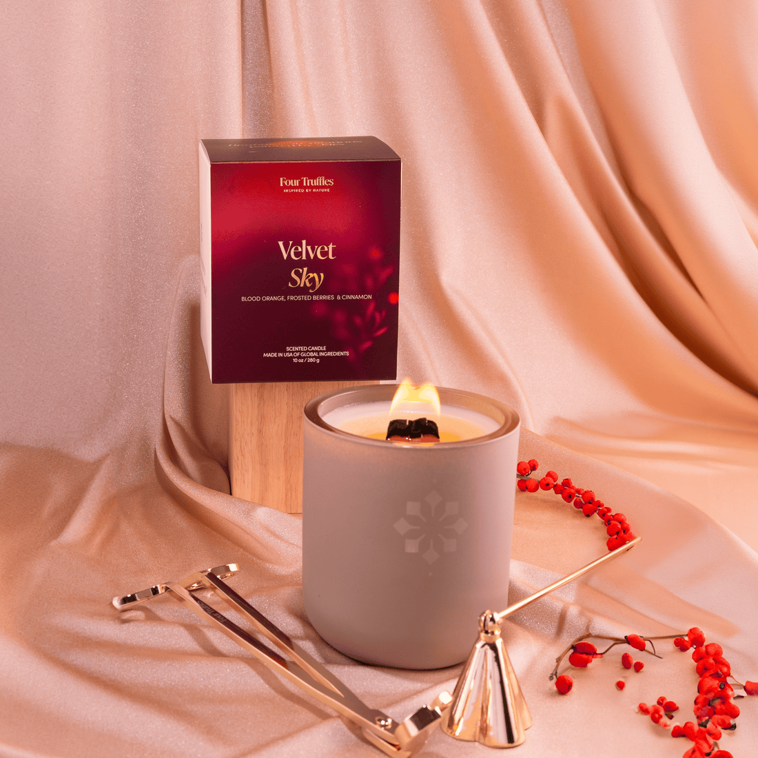 Four Truffles Candle Velvet Sky Candle