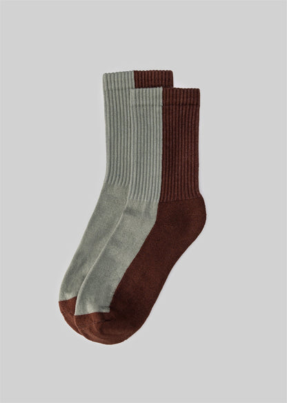 American Trench Socks moss / REG The Dual Tone Crew