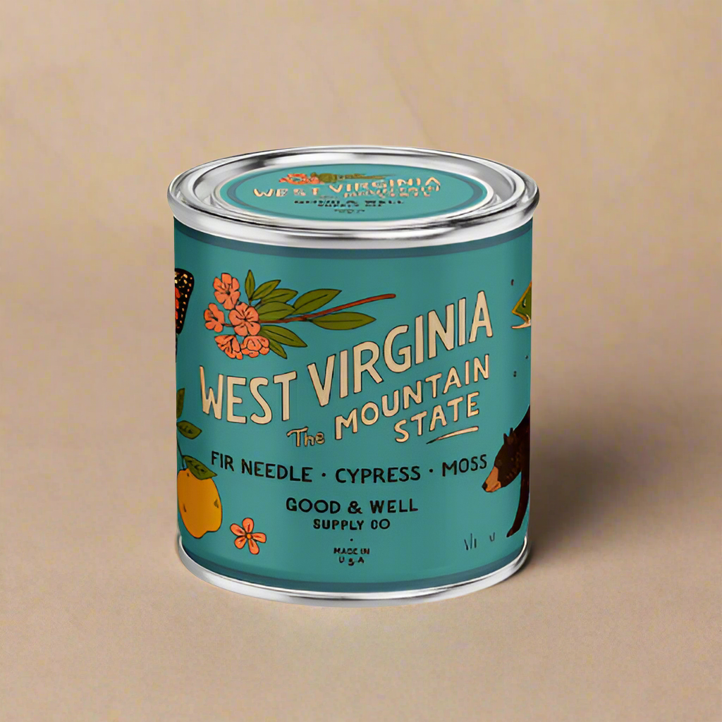 West Virginia State Candle