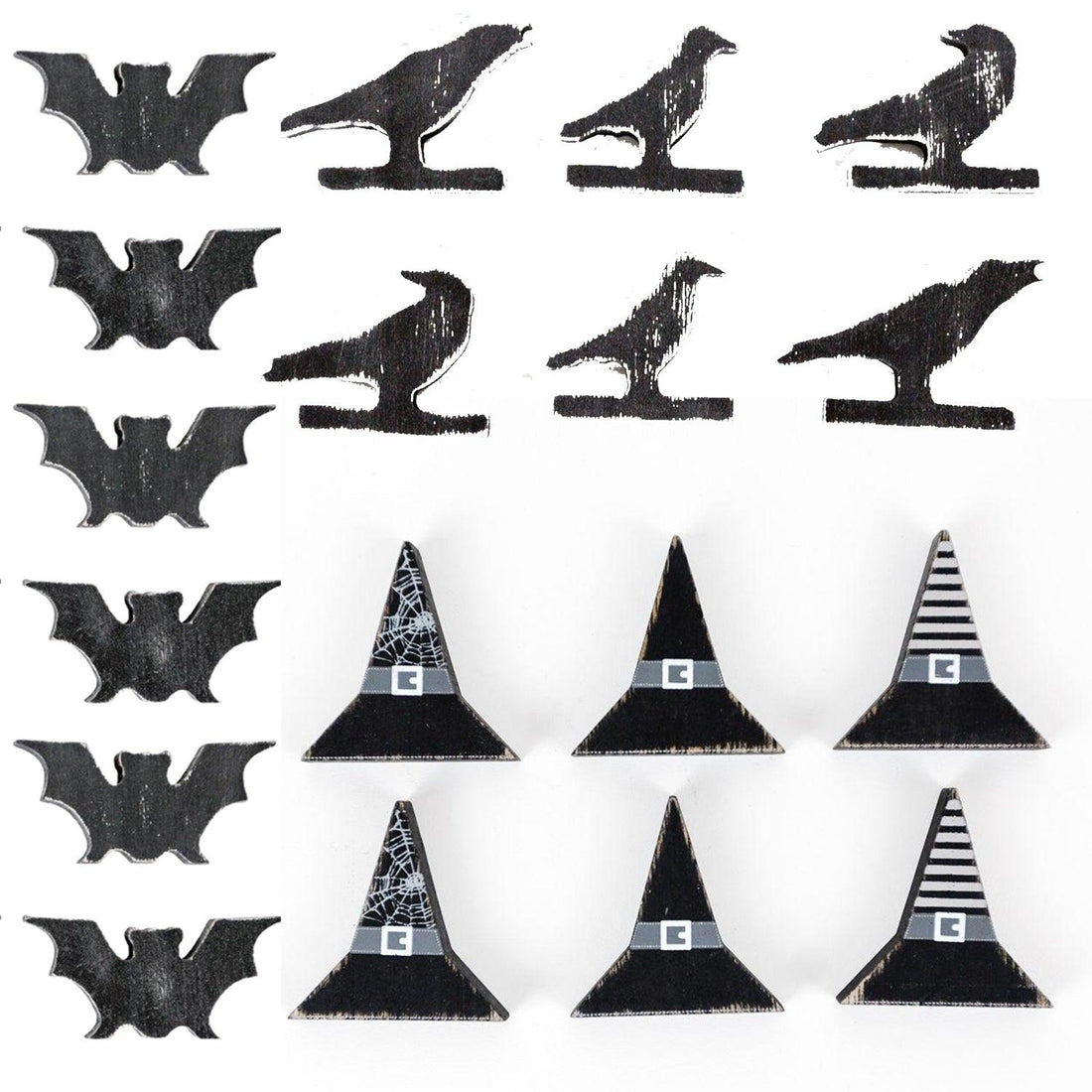 Halloween Wood 6pk