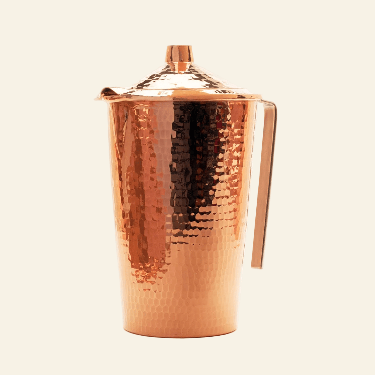 Sertodo Pitchers 70 fl oz Gangotri Copper Water Pitcher with Lid