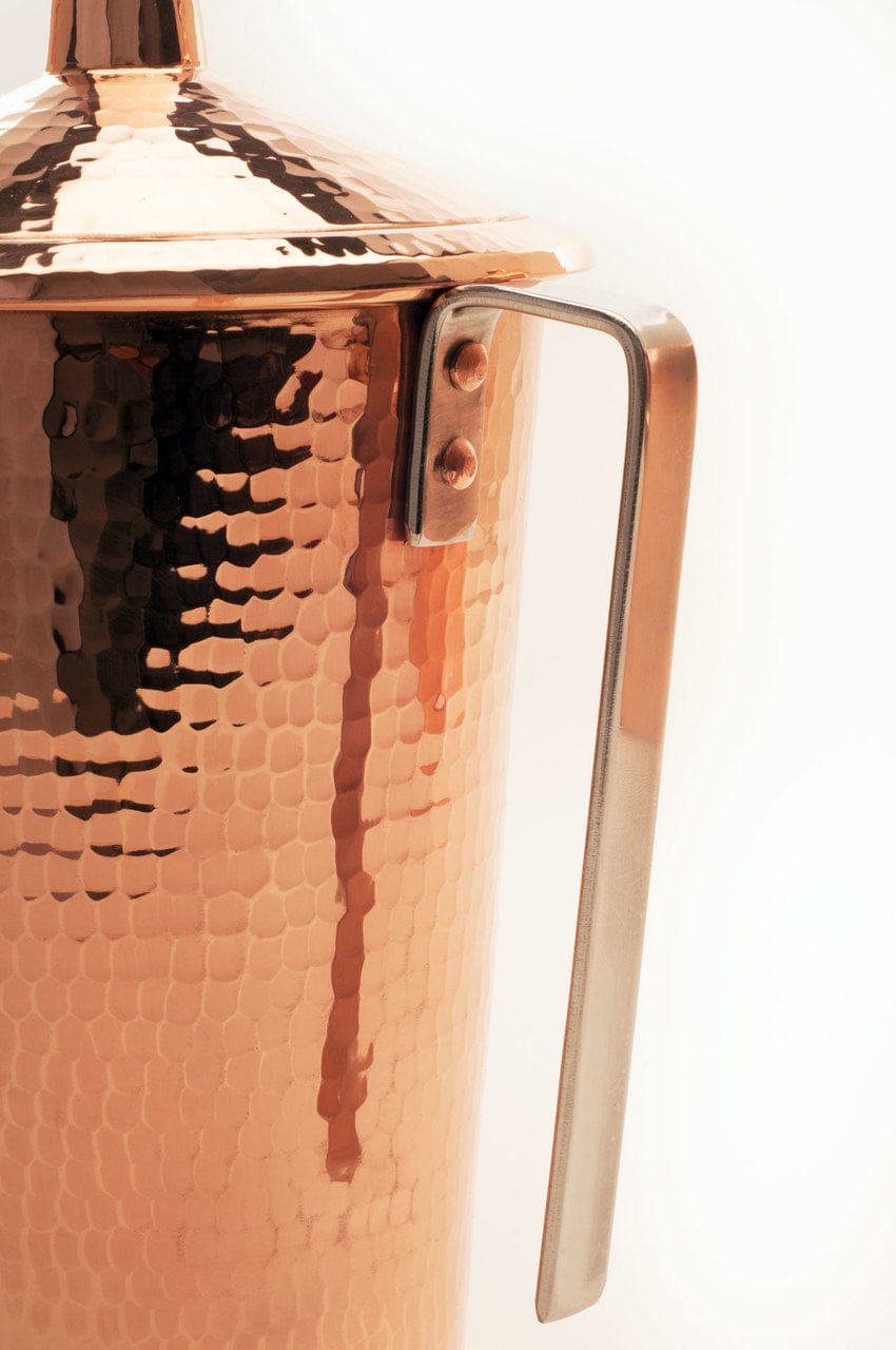 Sertodo Pitchers 70 fl oz Gangotri Copper Water Pitcher with Lid