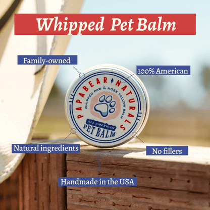 PapaBear Naturals Papabear All American Whipped Pet Balm 1 oz
