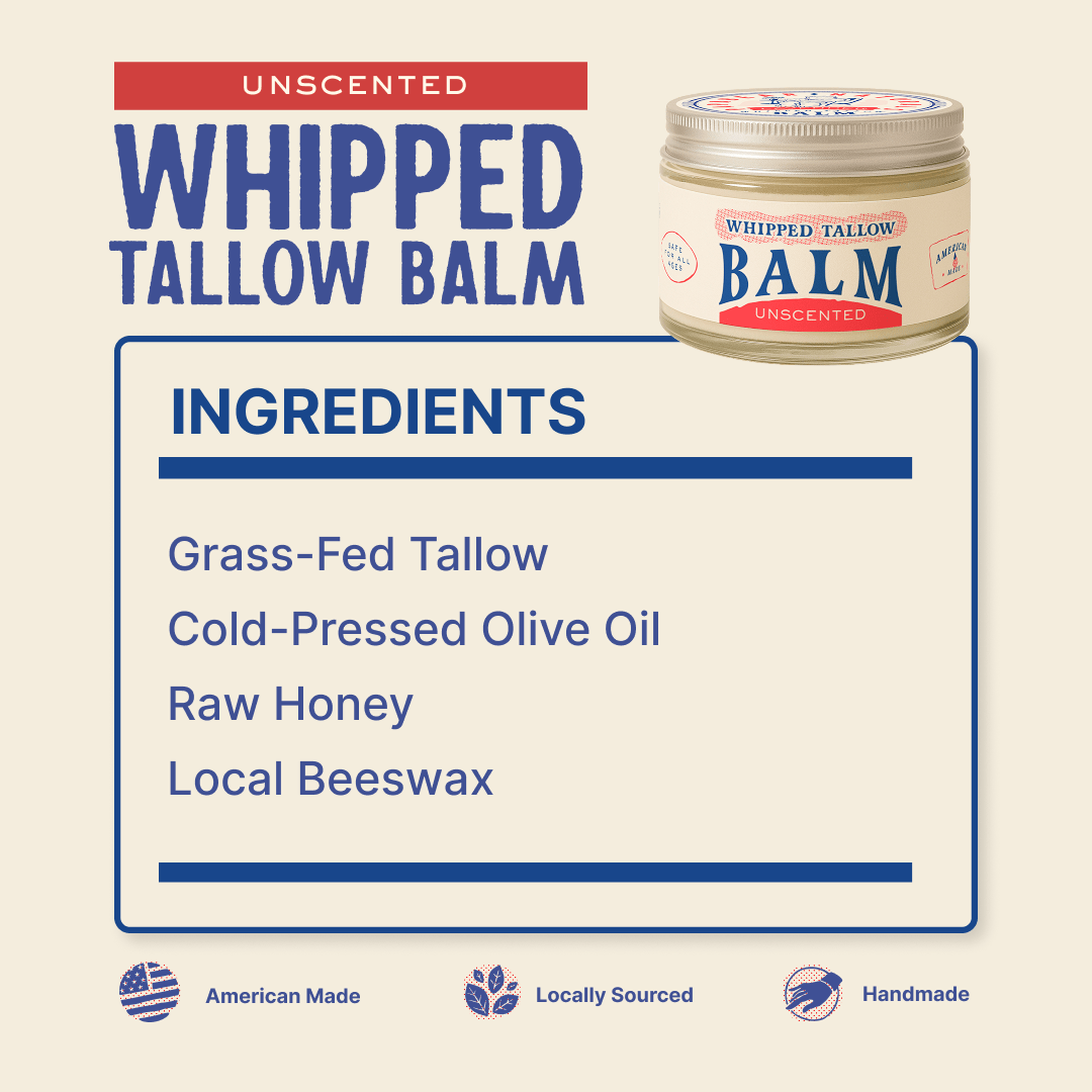 PapaBear Naturals Papabear Whipped Tallow Balm 6 oz