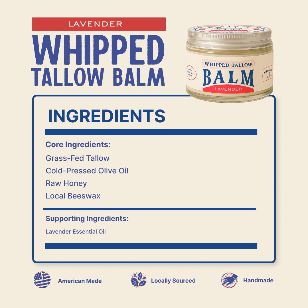 PapaBear Naturals Papabear Whipped Tallow Balm 6 oz