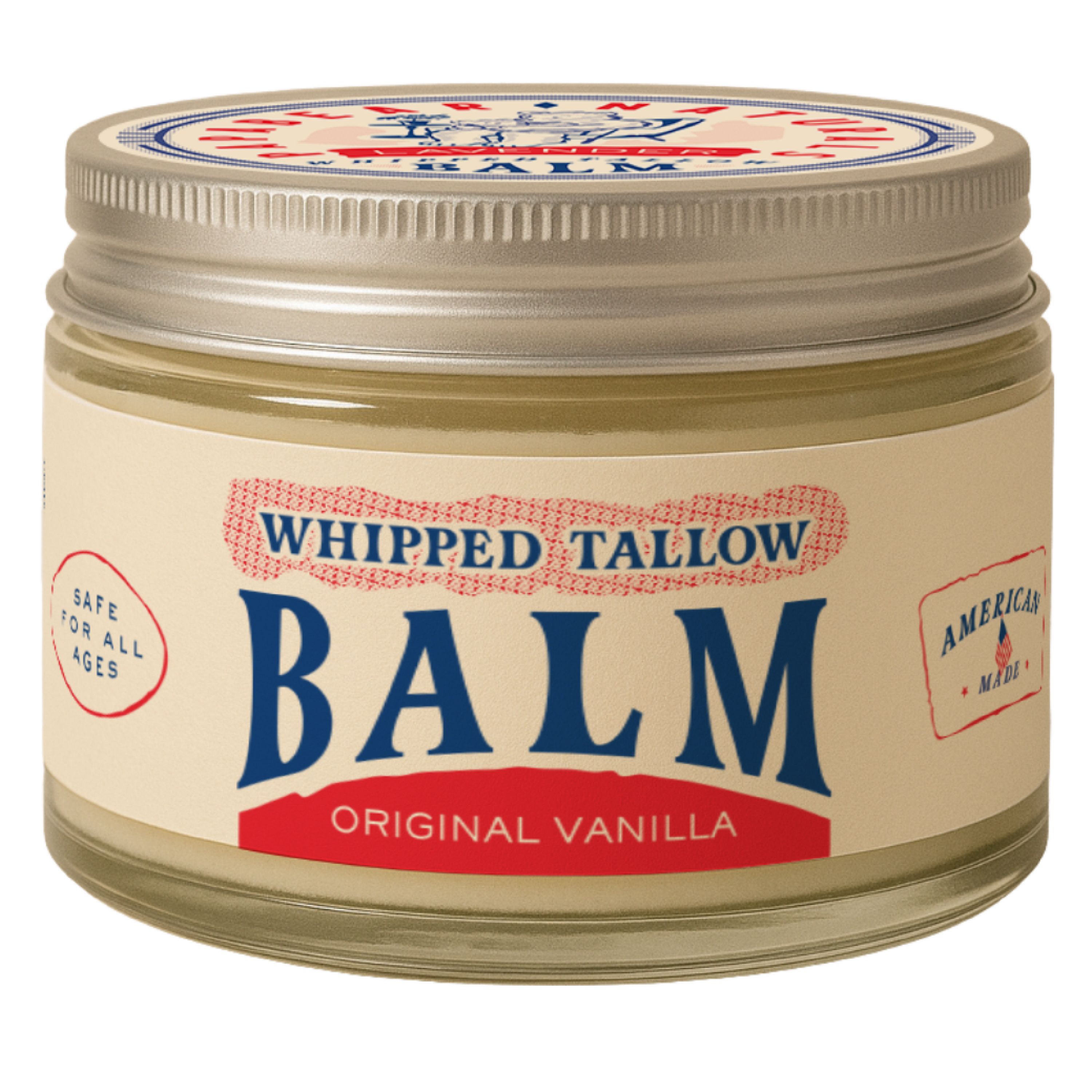 PapaBear Naturals Vanilla Papabear Whipped Tallow Balm 6 oz