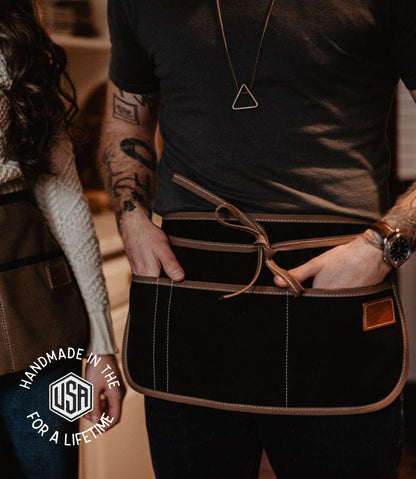 The Local Branch Waxed Canvas Waxed Canvas Waist Apron  - USA Made