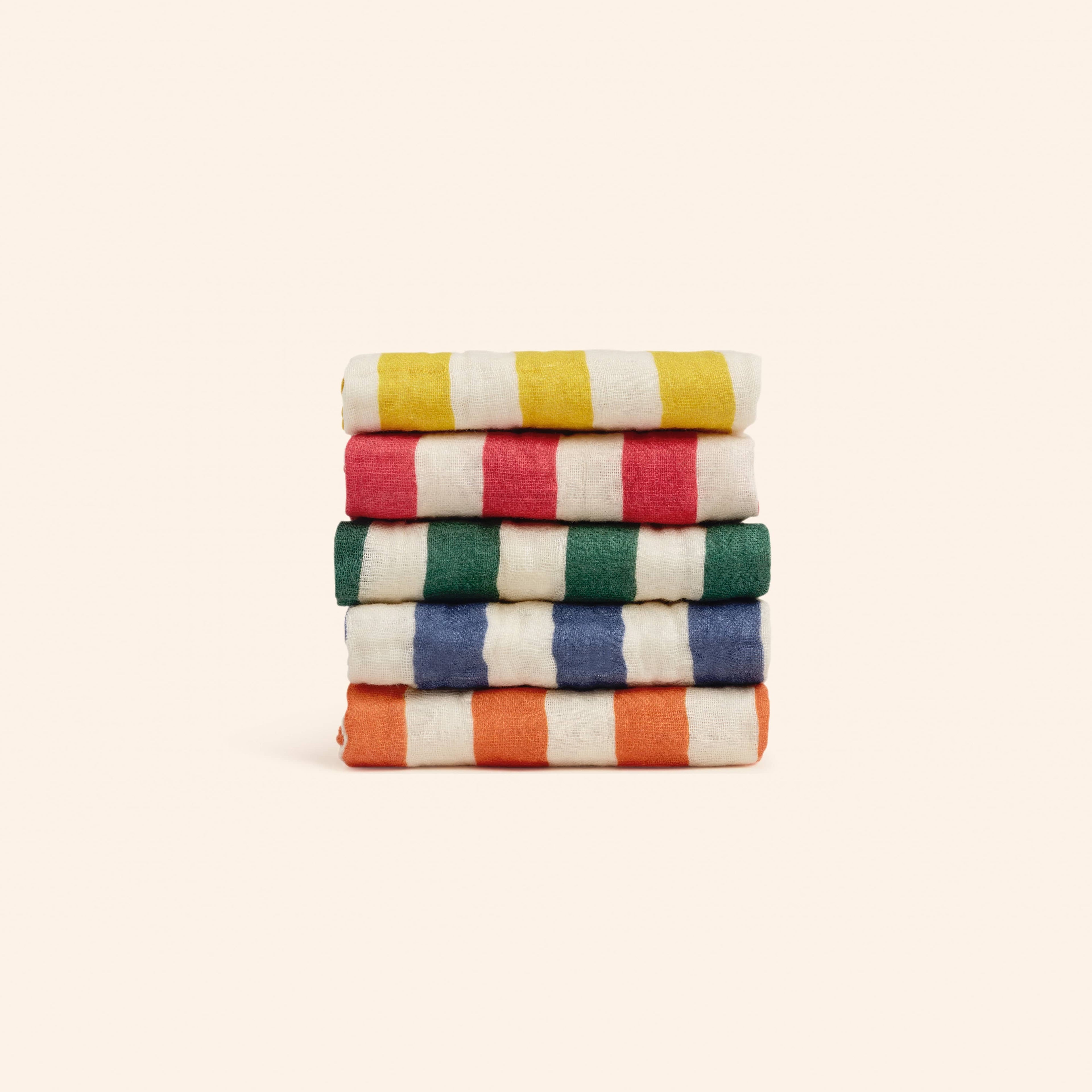 Organic Cotton Wash Cloths Five Pack