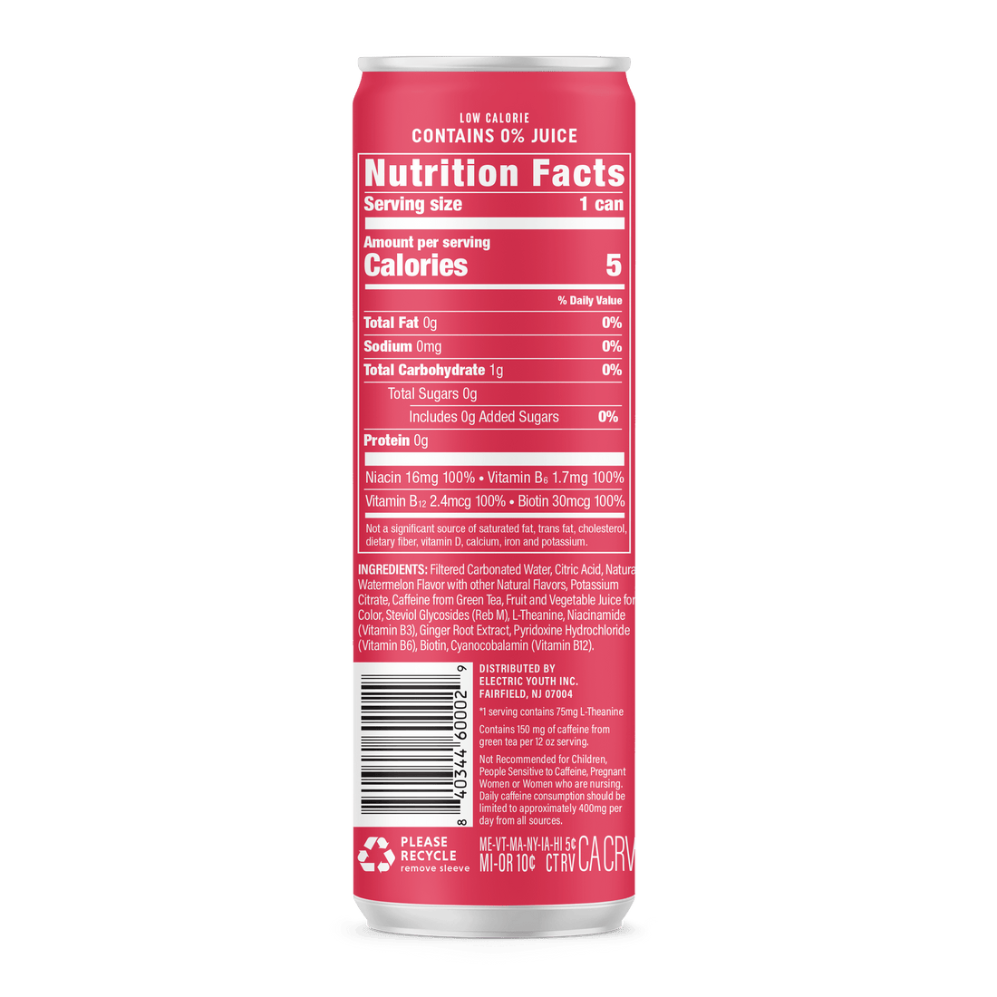 GORGIE Energy Drink Energy Drink - Sparkling Watermelon Splash