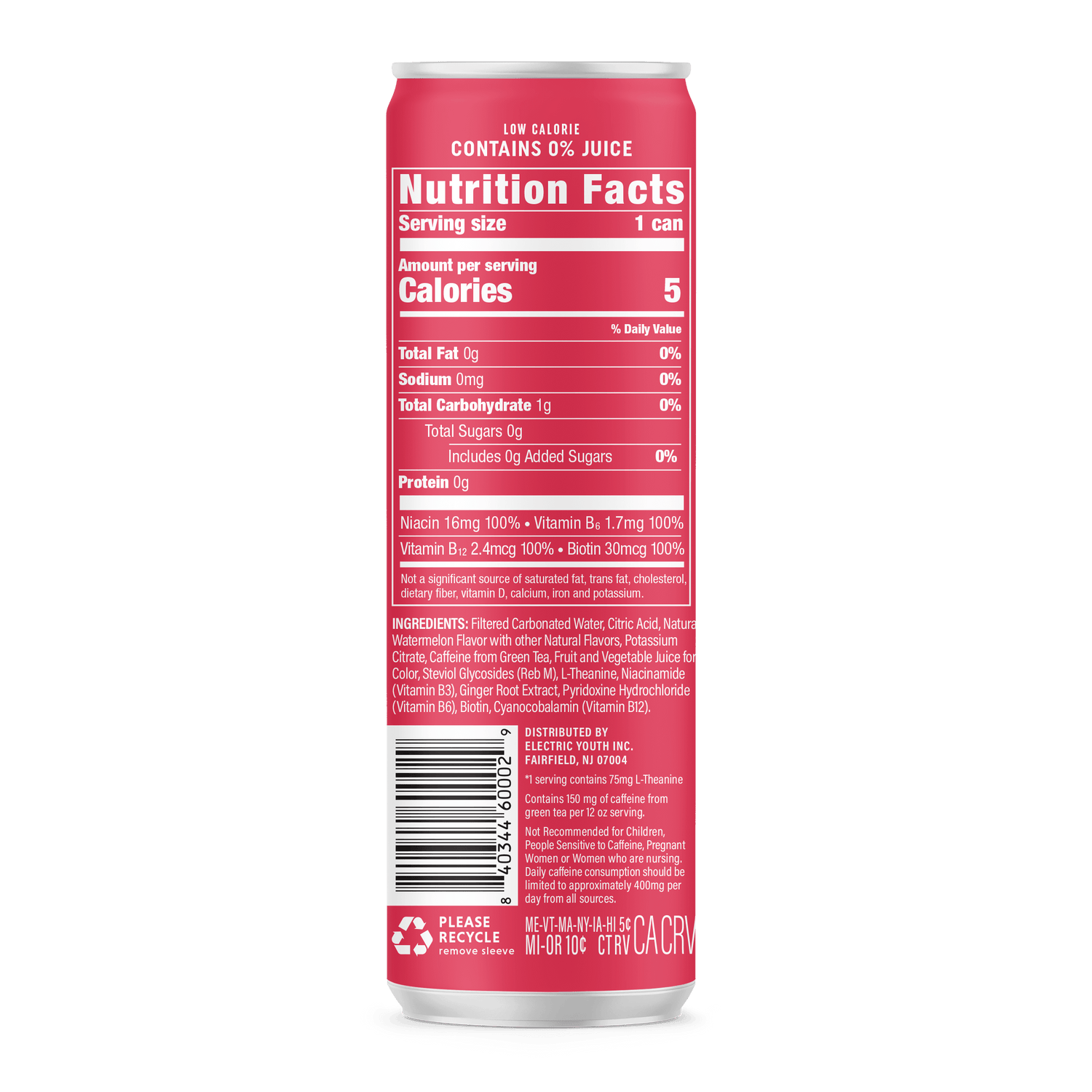 GORGIE Energy Drink Energy Drink - Sparkling Watermelon Splash