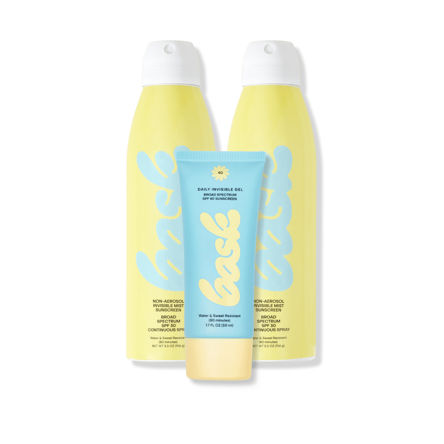 Bask Suncare Sunscreen SPF 30 The Transparent Trio