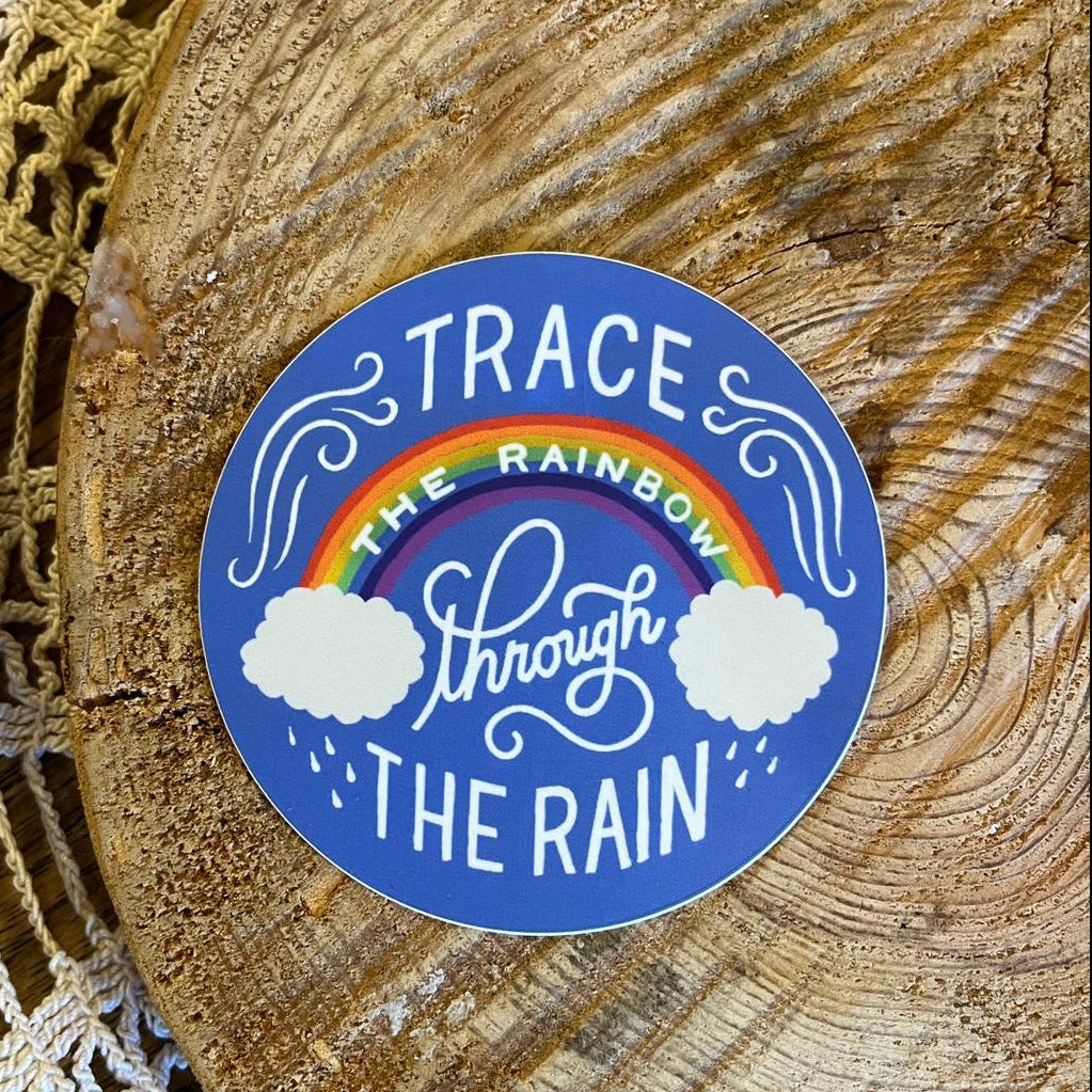 Trace the Rainbow Sticker