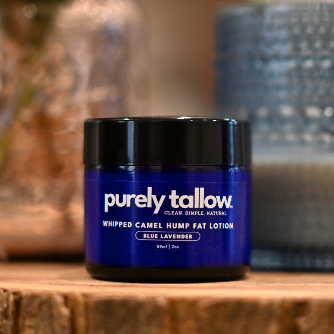 Blue jar of &