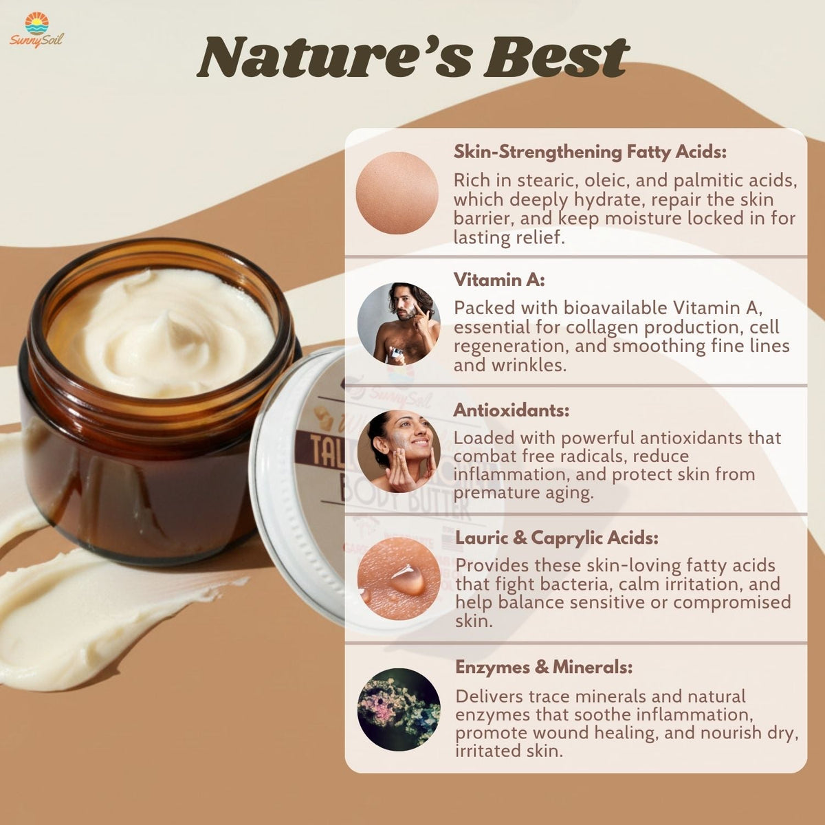White Chocolate Tallow &amp; Honey Body Butter (2oz)