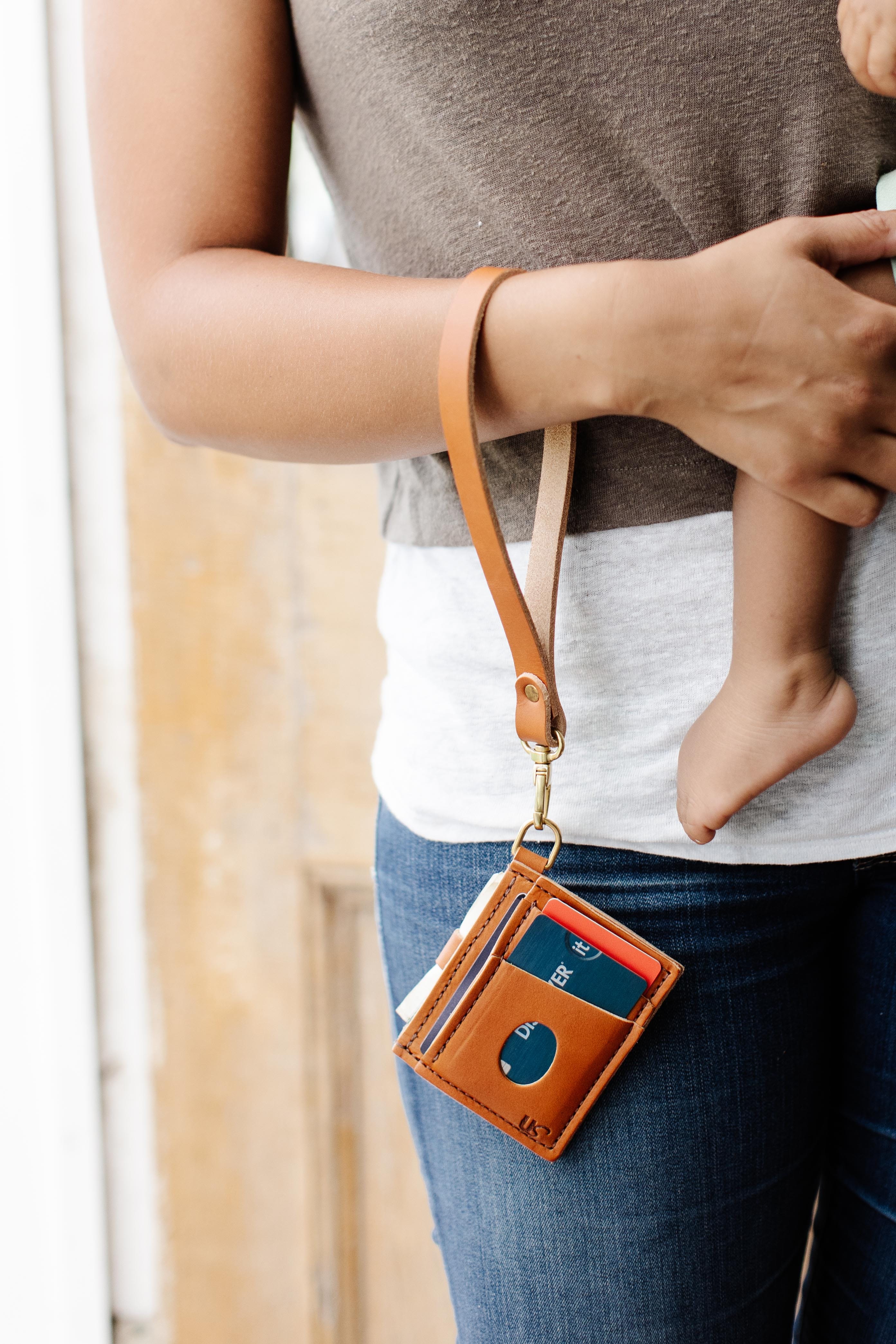 Urban Southern Wallets Tan Everly Wristlet Wallet