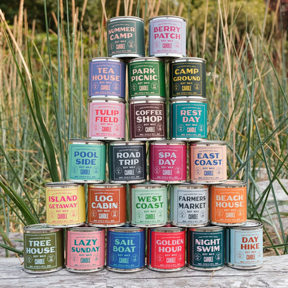 Good &amp; Well Supply Co Candles Coffee Shop Happy Place Candle
