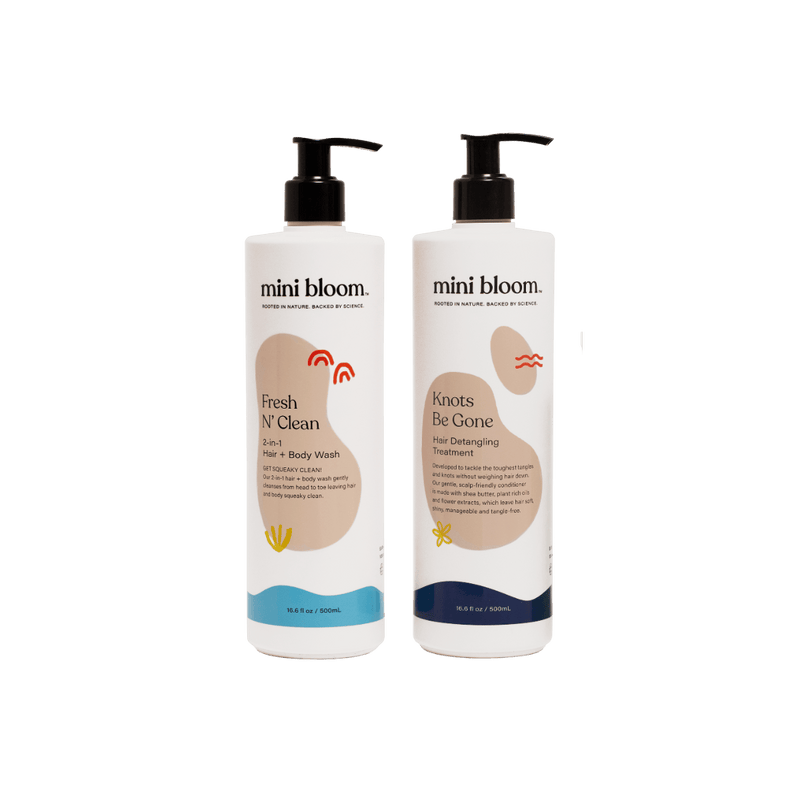 mini bloom Product Bath Time Duo
