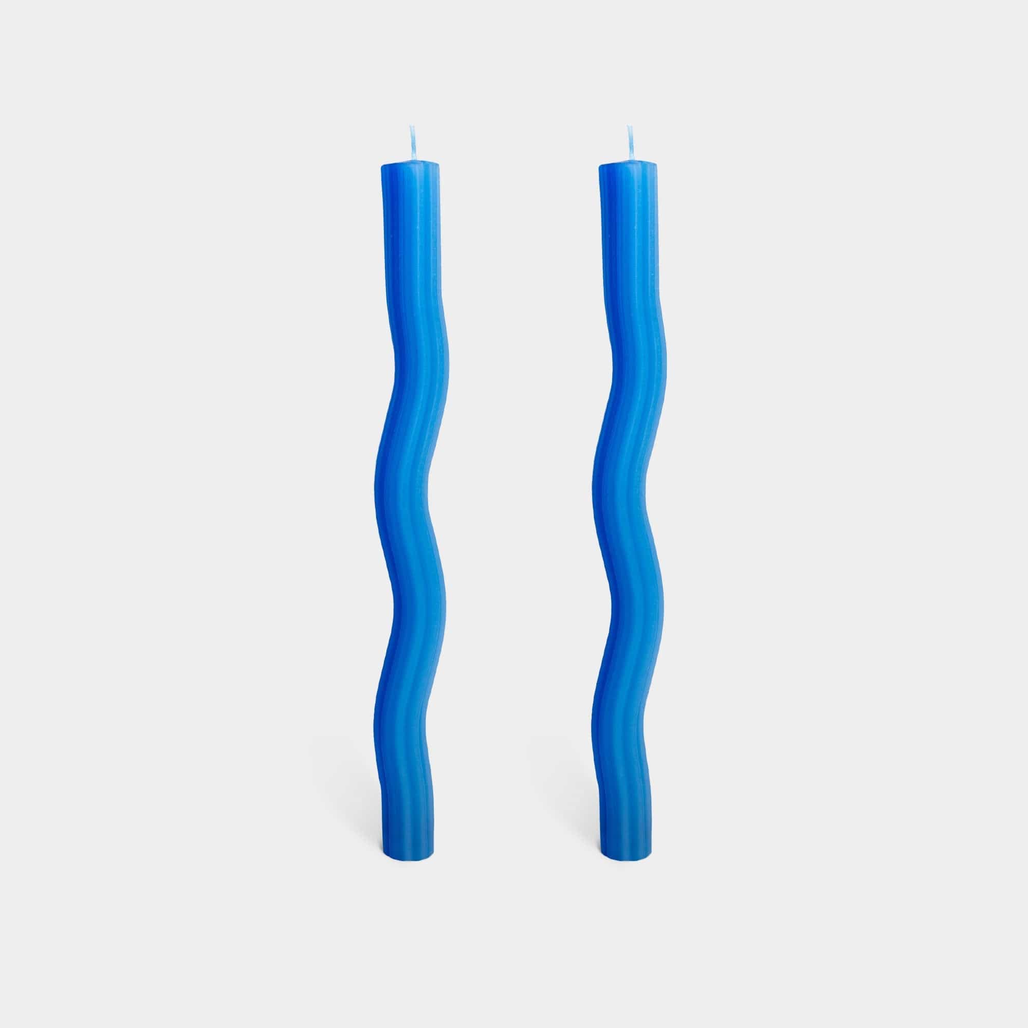 54Celsius Wiggle, Rope &amp; Pivot Candles Wiggle Candles - Blue (2 pack)
