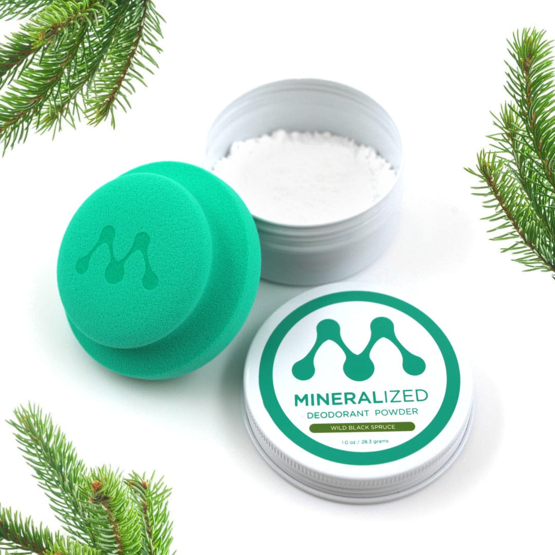 Mineralized Deodorant Deodorant Wild Black Spruce Mineralized Full-Size Deodorant Powder